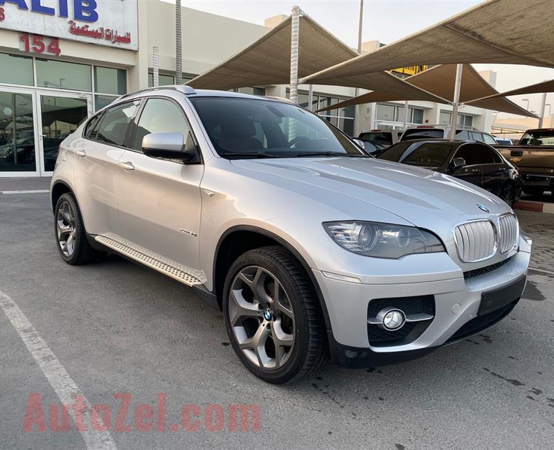 BMW X6- 2011- SILVER- 128 000 KM- GCC SPECS