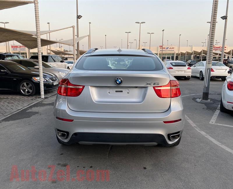 BMW X6- 2011- SILVER- 128 000 KM- GCC SPECS