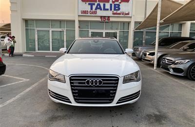 AUDI A8L- 2012- WHITE- 137 000 KM- GCC SPECS