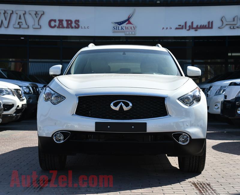 BRAND NEW INFINITI QX70 3.7- 2020- WHITE- GCC SPECS