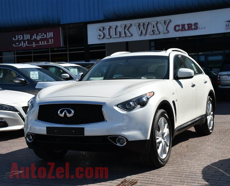 BRAND NEW INFINITI QX70 3.7- 2020- WHITE- GCC SPECS