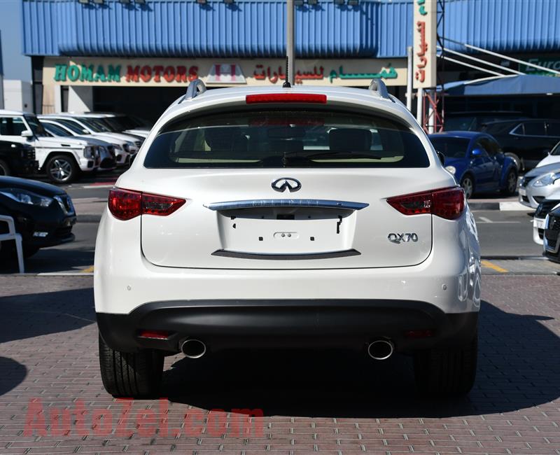 BRAND NEW INFINITI QX70 3.7- 2020- WHITE- GCC SPECS