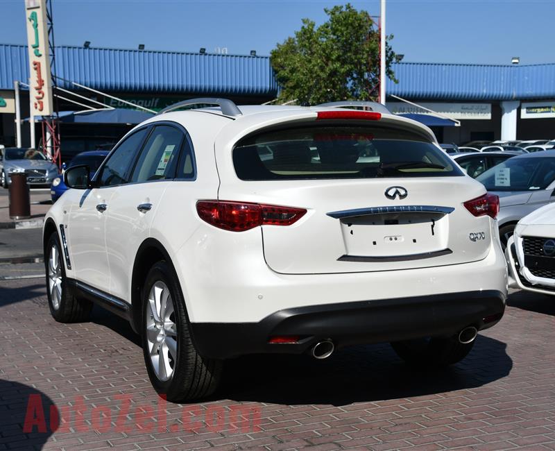 BRAND NEW INFINITI QX70 3.7- 2020- WHITE- GCC SPECS