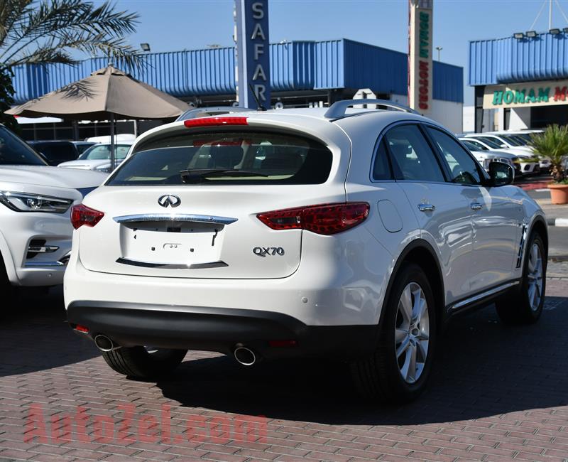 BRAND NEW INFINITI QX70 3.7- 2020- WHITE- GCC SPECS