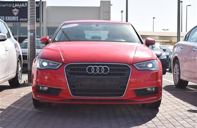 AUDI A3- 2015- RED- GCC SPECS- CALL FOR DETAILS