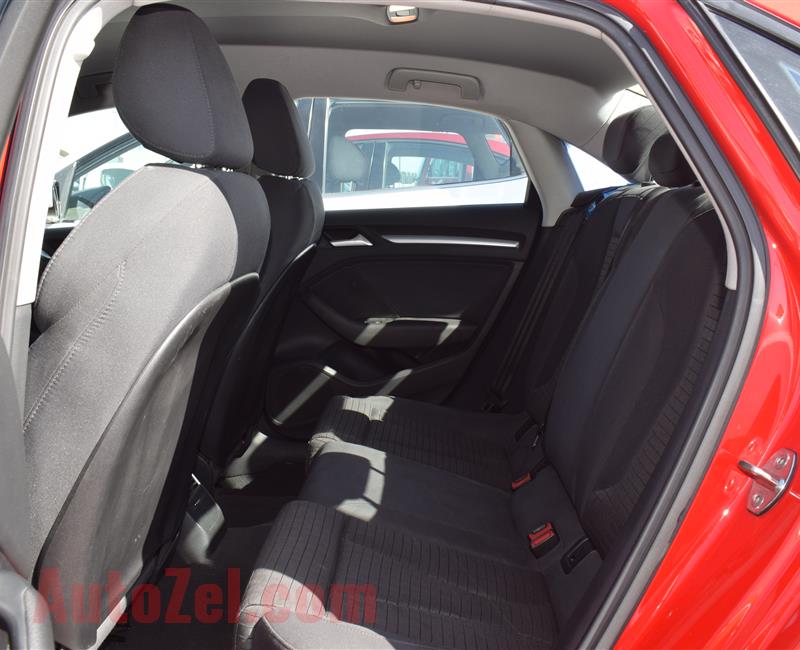 AUDI A3- 2015- RED- GCC SPECS- CALL FOR DETAILS