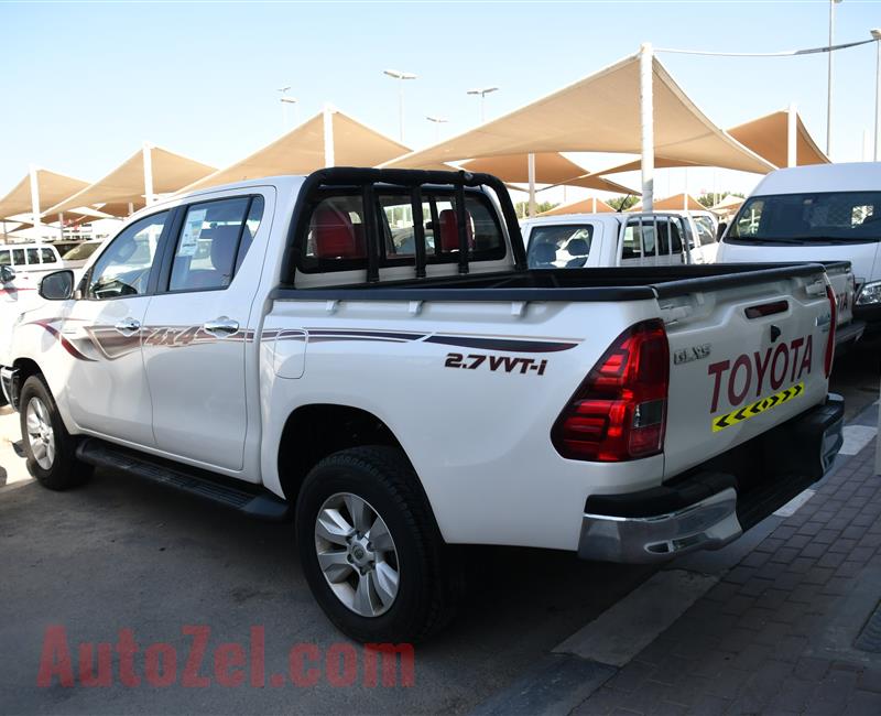 TOYOTA HILUX SR5- 2018- WHITE- 74 000 KM- GCC SPECS