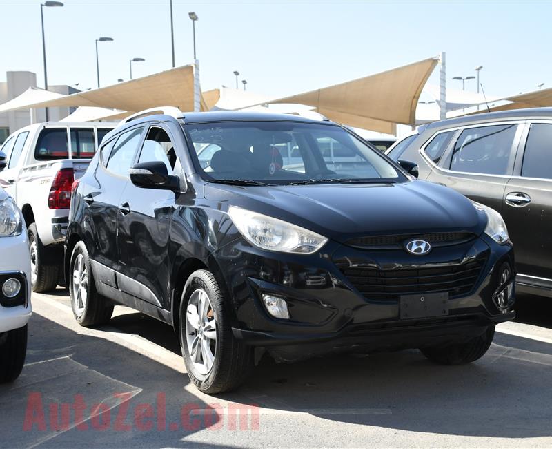 HYUNDAI TUCSON- 2013- BLACK- 166 000 KM- GCC SPECS