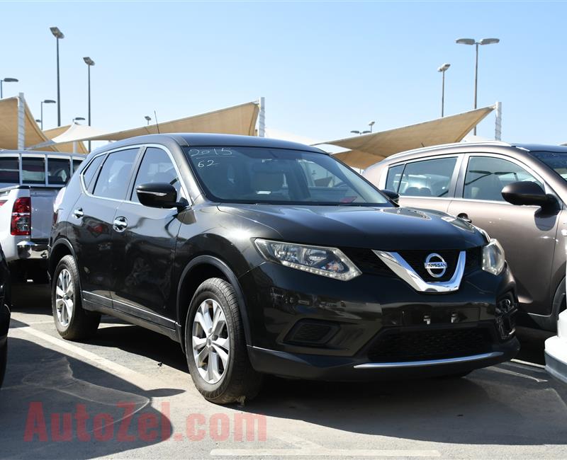 NISSAN XTRAIL- 2015- BROWN- 151 000 KM- GCC SPECS