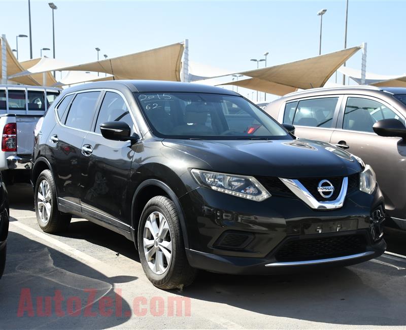 NISSAN XTRAIL- 2015- BROWN- 151 000 KM- GCC SPECS