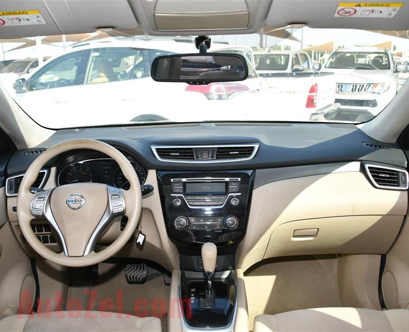 NISSAN XTRAIL- 2015- BROWN- 151 000 KM- GCC SPECS