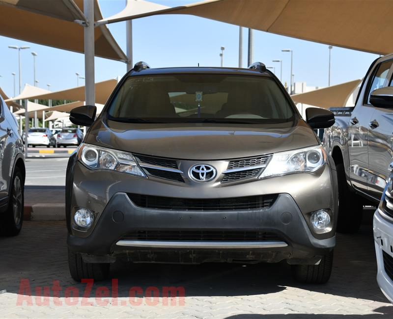 TOYOTA RAV4 LIMITED- 2013- GOLD- 91 000 KM- GCC SPECS