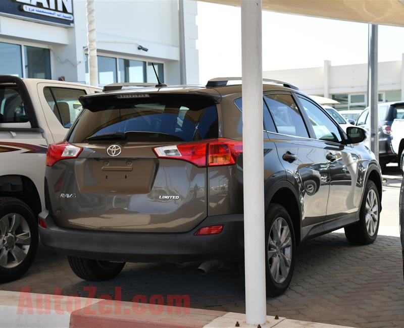 TOYOTA RAV4 LIMITED- 2013- GOLD- 91 000 KM- GCC SPECS