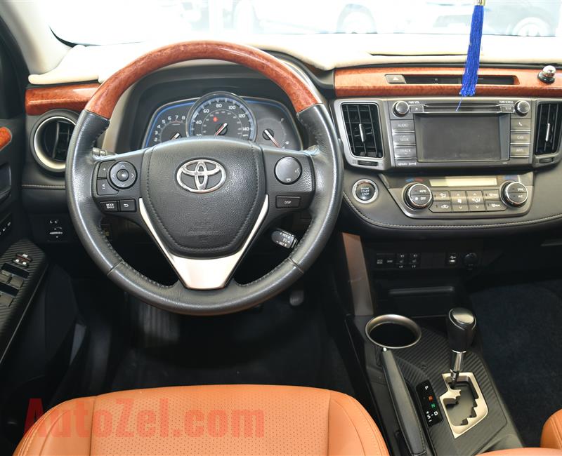 TOYOTA RAV4 LIMITED- 2013- GOLD- 91 000 KM- GCC SPECS