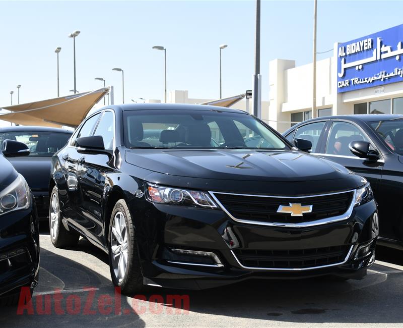 CHEVROLET IMPALA- 2018- BLACK- 33 000 MILES- AMERICAN SPECS