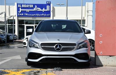 MERCEDES-BENZ CLA250- 2018- SILVER- 6 000 KM- GCC SPECS