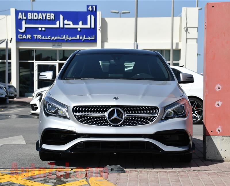 MERCEDES-BENZ CLA250- 2018- SILVER- 6 000 KM- GCC SPECS