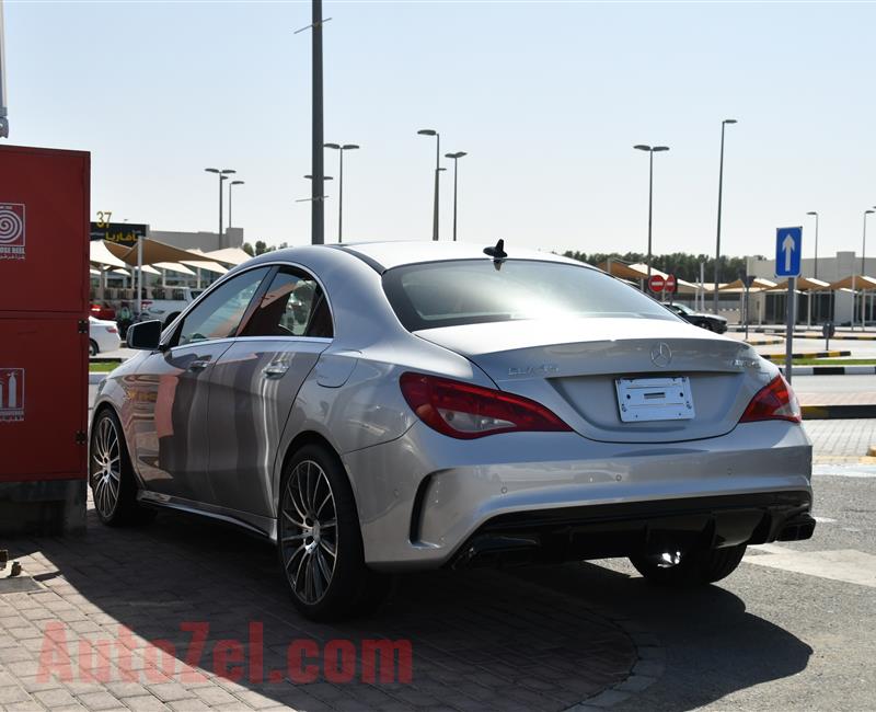 MERCEDES-BENZ CLA250- 2018- SILVER- 6 000 KM- GCC SPECS