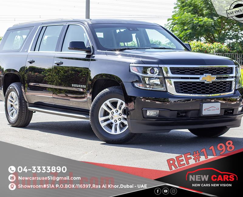 CHEVROLET SUBURVAN- 2015- BLACK- 213 940 KM- GCC SPECS