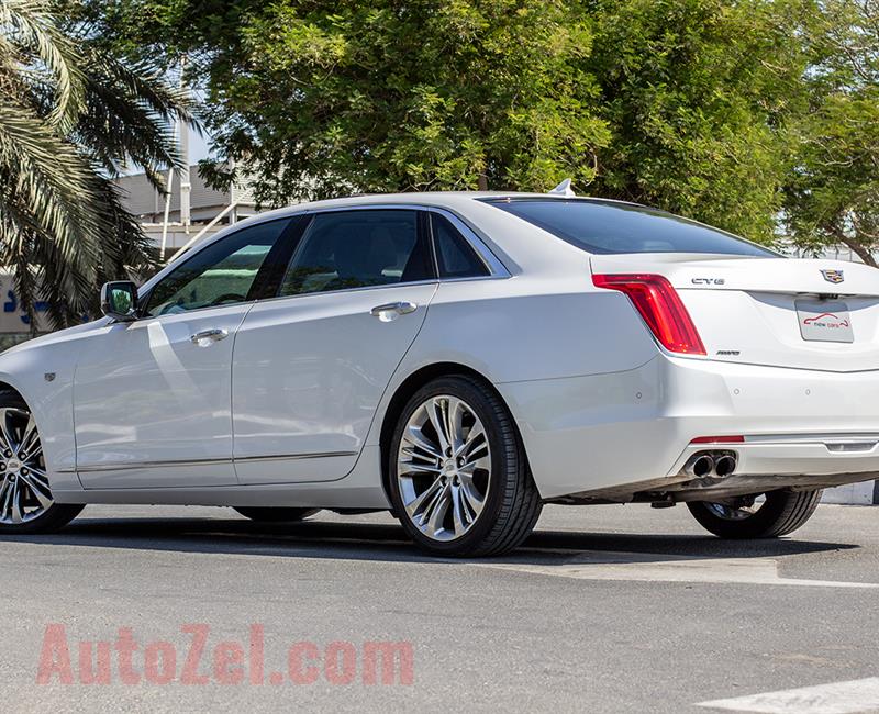 CADILLAC CT6- 2017- WHITE- 97 124 KM- GCC SPECS