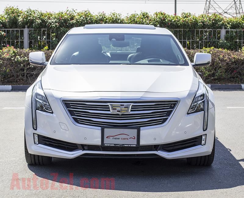 CADILLAC CT6- 2017- WHITE- 97 124 KM- GCC SPECS