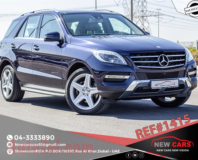 MERCEDES-BENZ ML400- 2015- BLUE- 41 258 KM- GCC SPECS