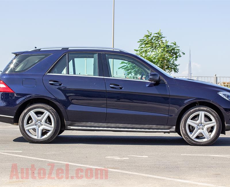 MERCEDES-BENZ ML400- 2015- BLUE- 41 258 KM- GCC SPECS