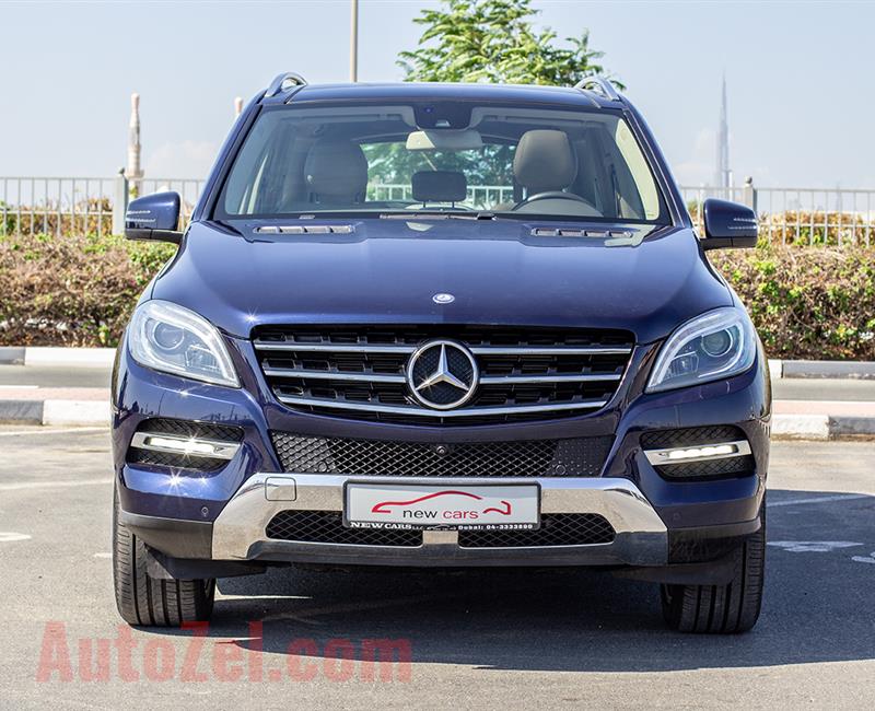 MERCEDES-BENZ ML400- 2015- BLUE- 41 258 KM- GCC SPECS