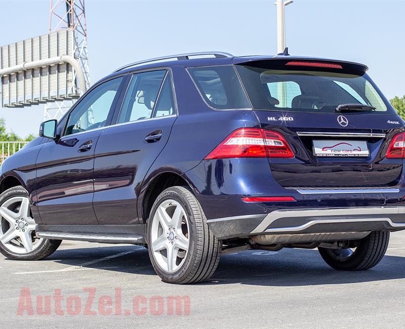 MERCEDES-BENZ ML400- 2015- BLUE- 41 258 KM- GCC SPECS