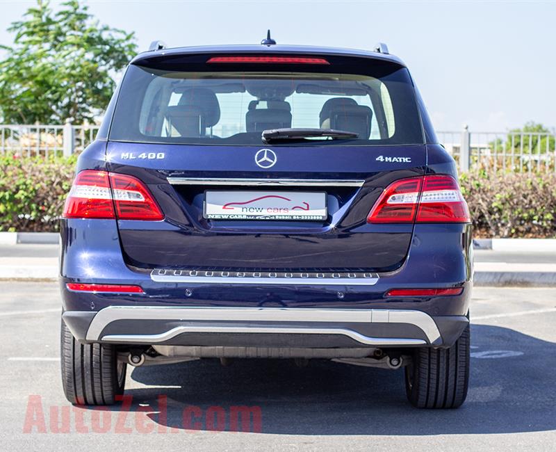 MERCEDES-BENZ ML400- 2015- BLUE- 41 258 KM- GCC SPECS