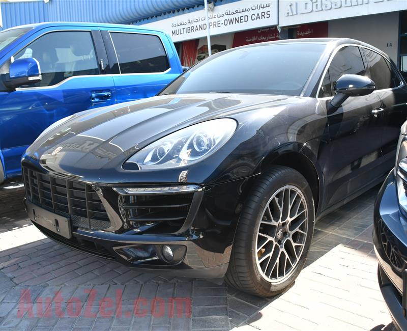 PORSCHE MACAN S- 2014- BLACK- 150 000 KM- GCC SPECS