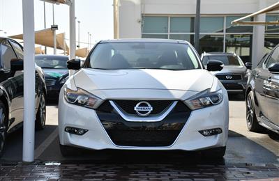 NISSAN MAXIMA- 2017- WHITE- 26 000 MILES- AMERICAN SPECS