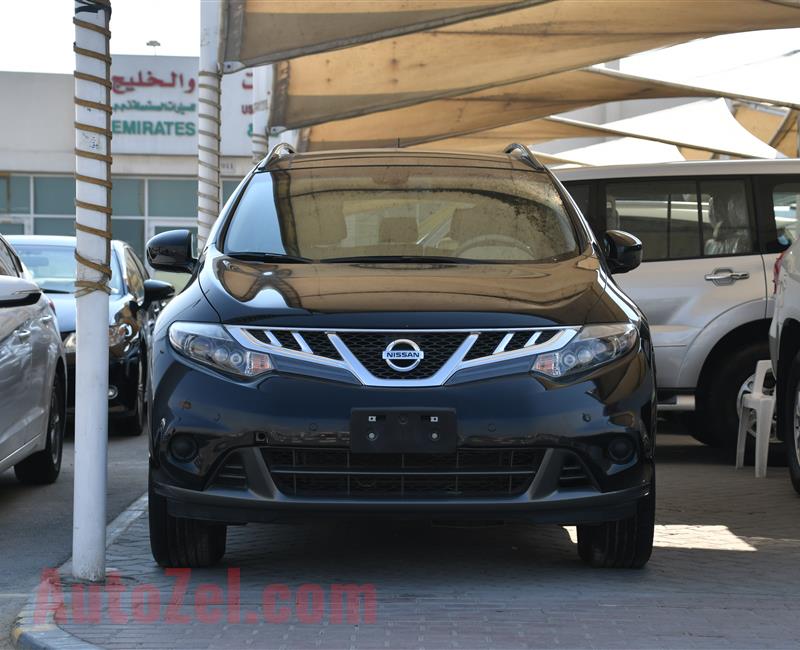 NISSAN MURANO- 2015- BLACK- 48 000 KM- GCC SPECS