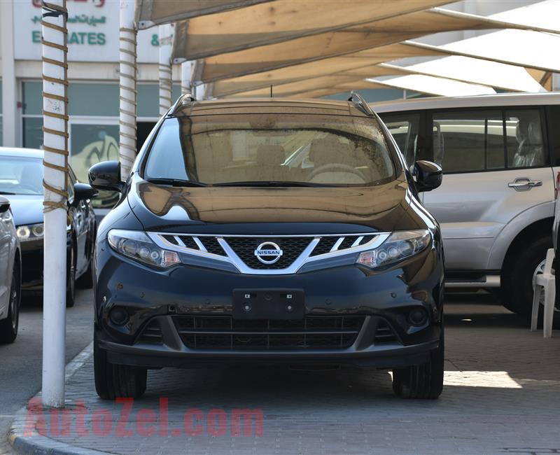 NISSAN MURANO- 2015- BLACK- 48 000 KM- GCC SPECS