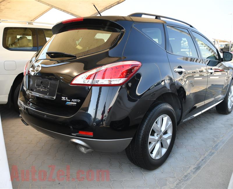 NISSAN MURANO- 2015- BLACK- 48 000 KM- GCC SPECS