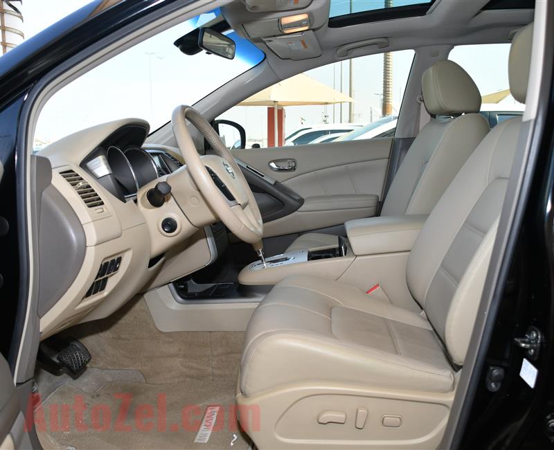 NISSAN MURANO- 2015- BLACK- 48 000 KM- GCC SPECS