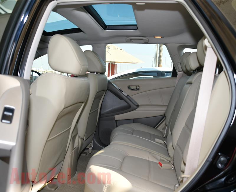 NISSAN MURANO- 2015- BLACK- 48 000 KM- GCC SPECS