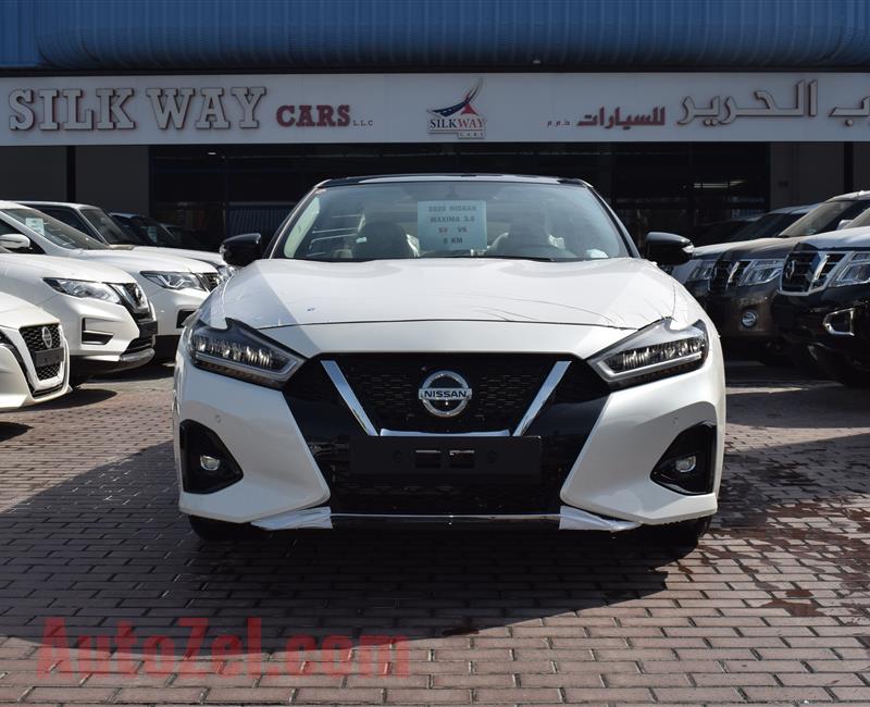 BRAND NEW NISSAN MAXIMA- 2020- WHITE- ZERO KM- GCC