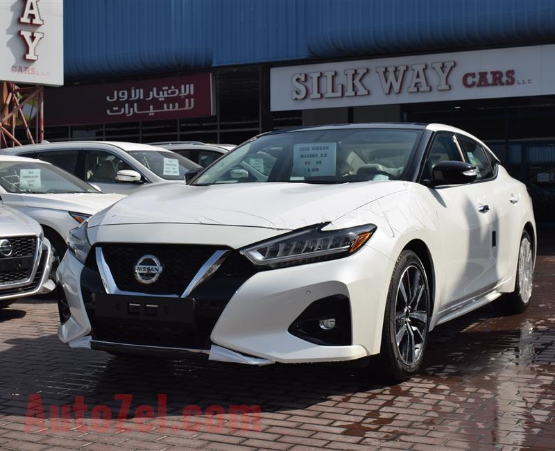 BRAND NEW NISSAN MAXIMA- 2020- WHITE- ZERO KM- GCC