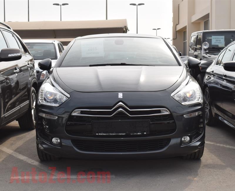 CITROEN DS5- 2015- GREY- 56 000 KM- GCC