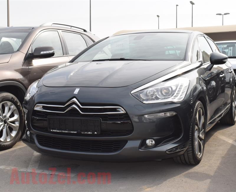 CITROEN DS5- 2015- GREY- 56 000 KM- GCC