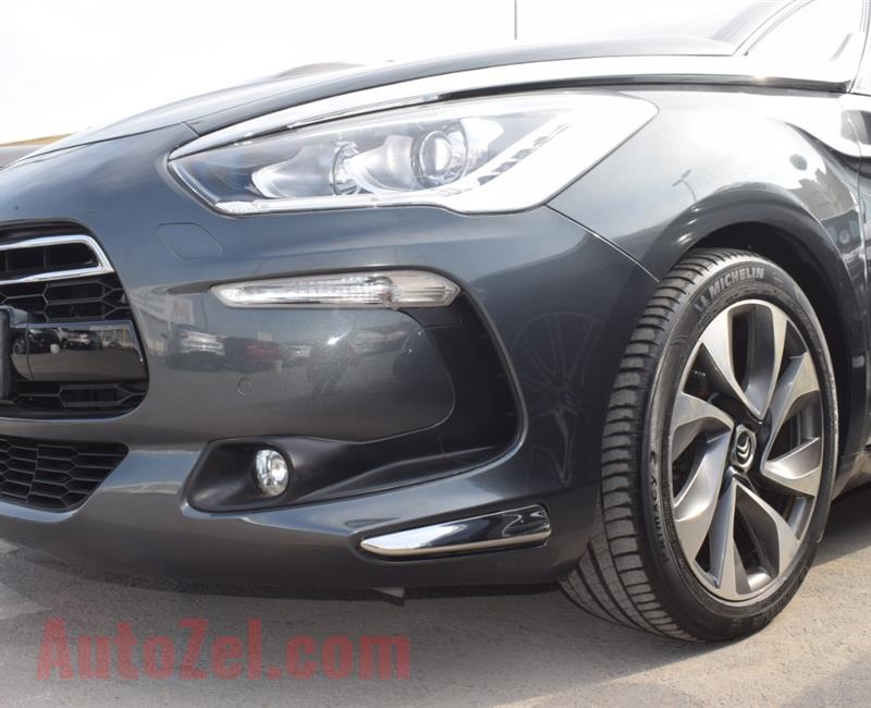 CITROEN DS5- 2015- GREY- 56 000 KM- GCC