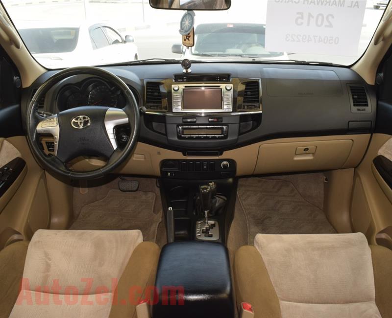 TOYOTA FORTUNER- 2015- GREY- 102 000 KM- GCC