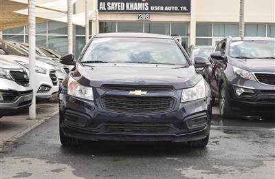 CHEVROLET CRUZE LS- 2017- BLUE- 85 000 KM- GCC