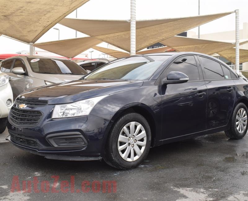 CHEVROLET CRUZE LS- 2017- BLUE- 85 000 KM- GCC