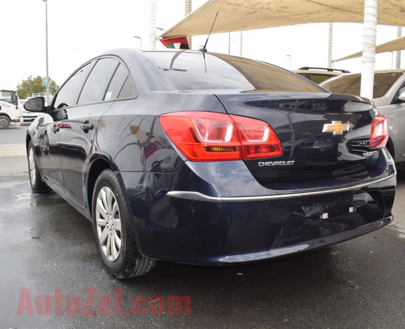 CHEVROLET CRUZE LS- 2017- BLUE- 85 000 KM- GCC