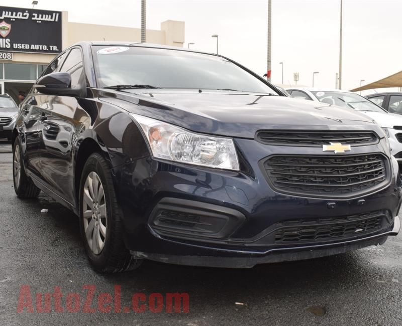 CHEVROLET CRUZE LS- 2017- BLUE- 85 000 KM- GCC