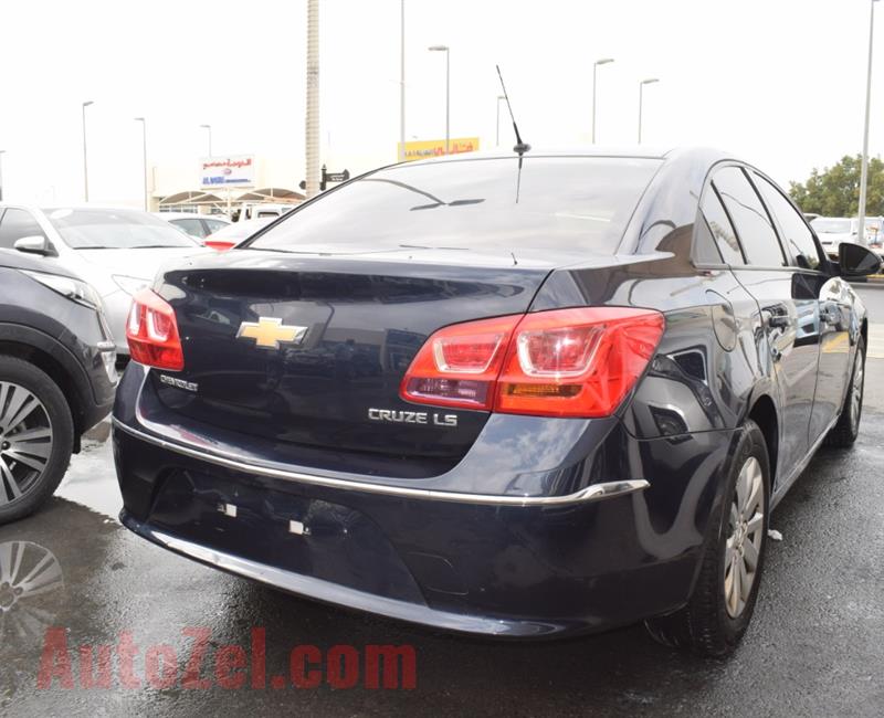 CHEVROLET CRUZE LS- 2017- BLUE- 85 000 KM- GCC