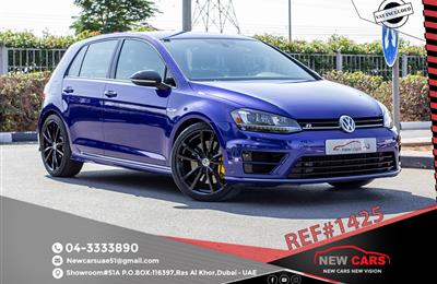 VOLKSWAGEN GOLF R- 2016- BLUE- 81 664 KM- MANUAL- GCC...