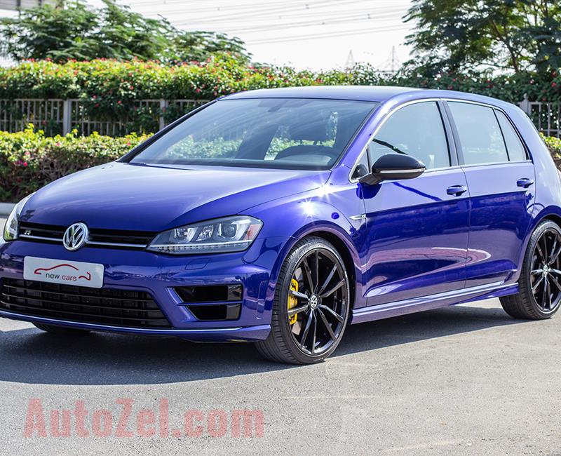 VOLKSWAGEN GOLF R- 2016- BLUE- 81 664 KM- MANUAL- GCC SPECS